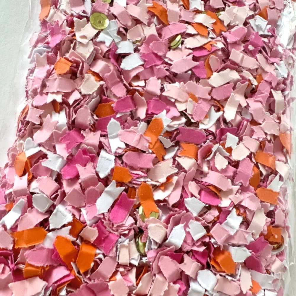 Pink Flamingo Themed Confetti Blend Gift Tag Bundle